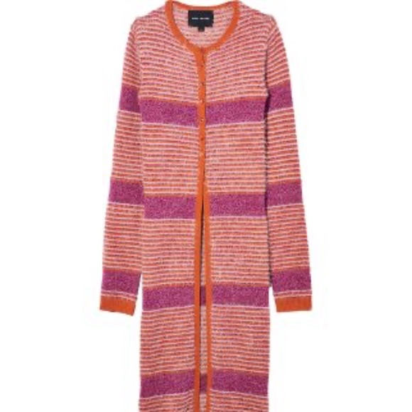 NWT - MARC JACOBS Striped Cardigan Coat - Picture 3 of 7
